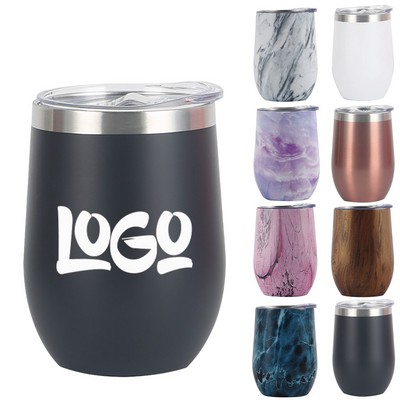 12oz U-Shaped Stainless Steel Office Insulated Tumbler