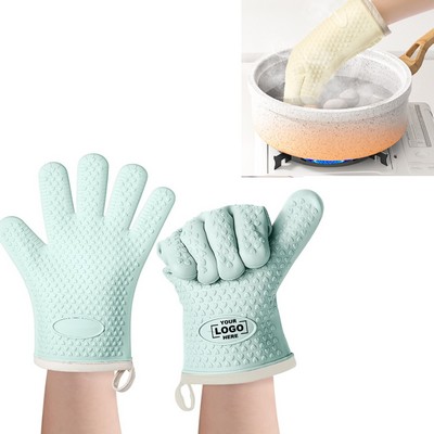 Silicone Oven Mitts Heat Resistant with Waterproof