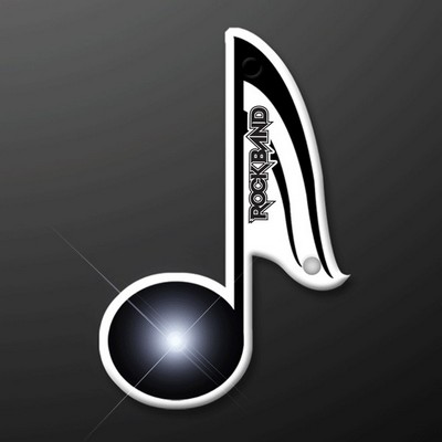 Music Note Flashing Pins - PRINTED