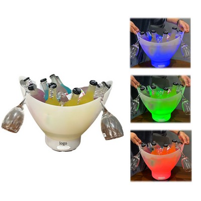 7L Bluetooth Speaker Luminous Ice Bucket