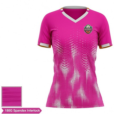 Polyester Women's Sublimation Soccer Jersey