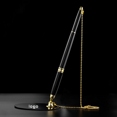 Gel Metal Pen with Base