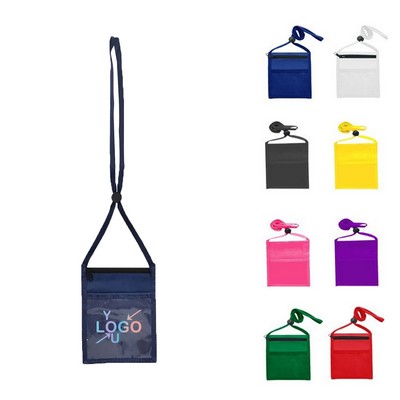 Transparent RFID Crossbody Bag