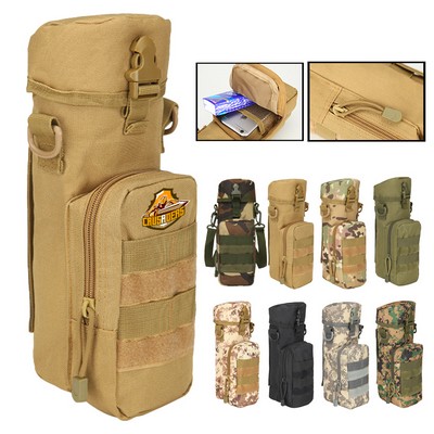 Tactical MOLLE-Compatible Bottle Pouch