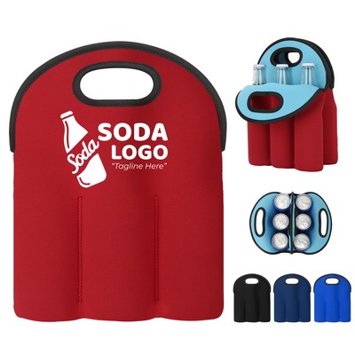 6 Pack Wine Bottle Insulator Cooler