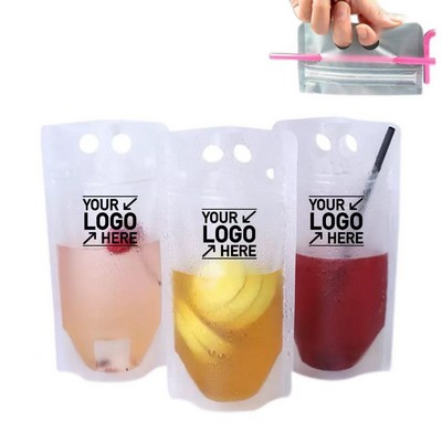 Frosted Transparent Drink Pouch