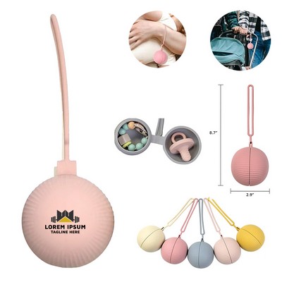 Silicone Baby Pacifier Holder Case