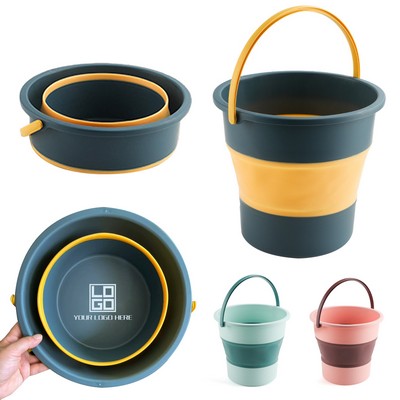 4.5 Gallon Foldable Bucket with Grip Handle