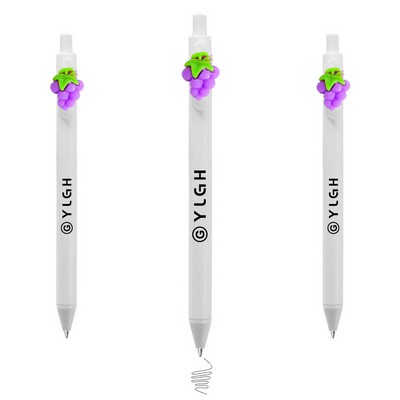 Click Activated Pen With Grape