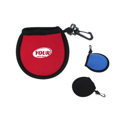 Golf Ball Cleaning Pouch W/ Clip