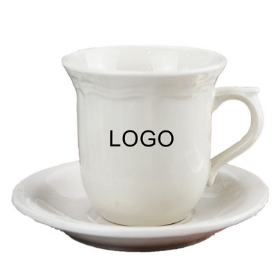 230Ml Bell-Shaped Cup And Saucer Sets
