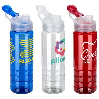 Breakaway 26 oz RPET Sports Bottle with Flip-Top Spout