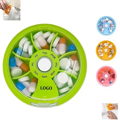 7 Day Portable Mini Travel Pill Box