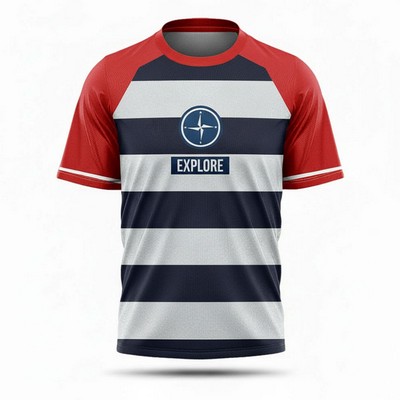 Unisex & Kids Sublimated Crew Neck Short Sleeve T Shirt