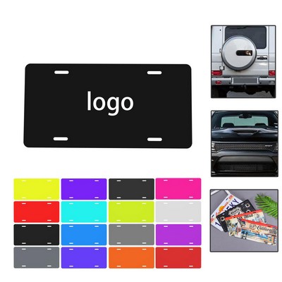 Embossed Custome License Plate