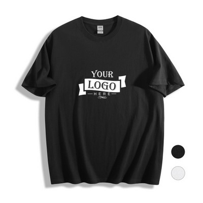 7.3 oz Oversize 100% Cotton Unisex Short Sleeve T-shirt