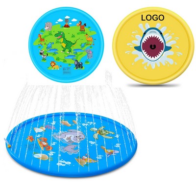 Thickened Pvc Inflatable Water Spray Pad