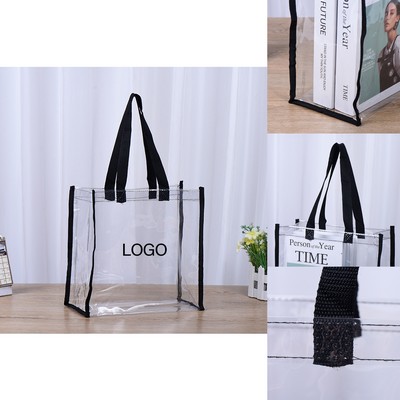Clear PVC Plastic Tote Bag