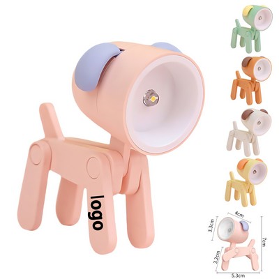 Mini Puppy LED Desk Lamp With Flexible Limbs And Phone Holder