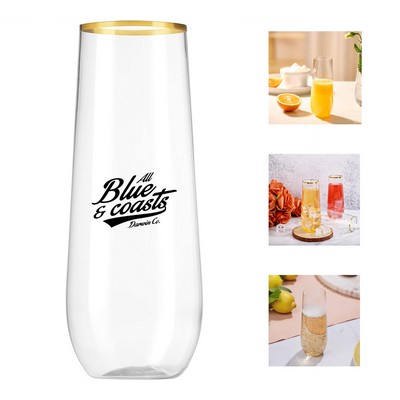 9oz Plastic Champagne Cup