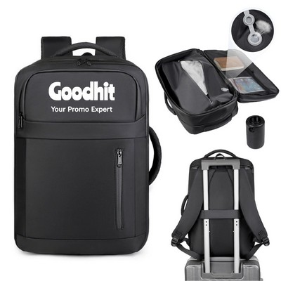 Vacuum Seal Travel Backpack with Pump Laptop Bag