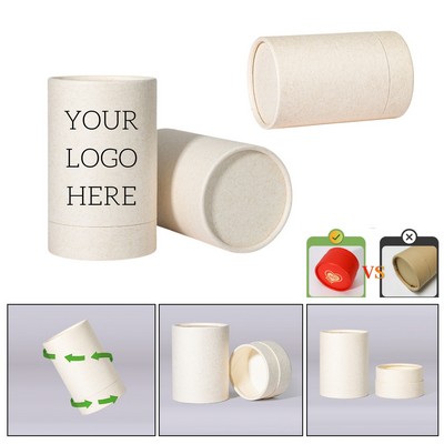 Biodegradable Paperboard Tube With Lid