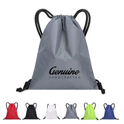 Sporty Waterproof Basketball Backpack with Mesh Bag