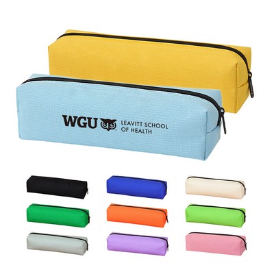 Oxford Cloth Portable Pencil Case with Zipper