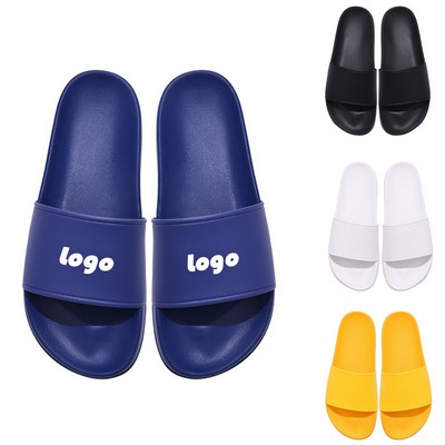Custom Pure Color Unisex Slippers Slide Sandals