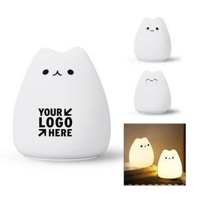 Color Changing Cat Silicone Night Light
