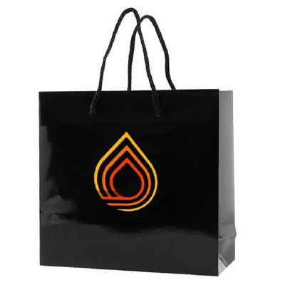 Matt/Gloss 190GSM White Cardboard Reusable Bag(13x7x13'')