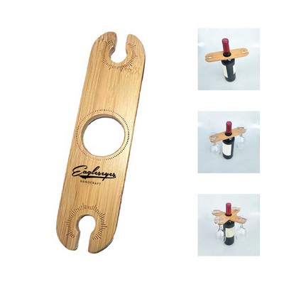 Wooden Wine Glass Holder