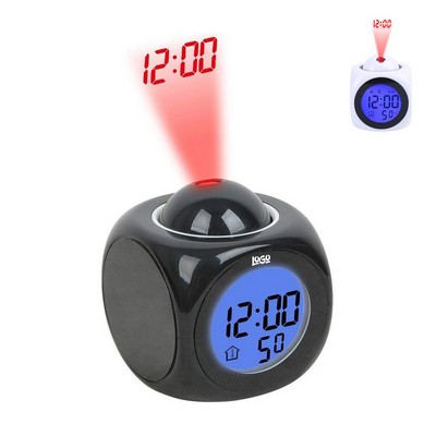 LED Projection Alarm Clock
