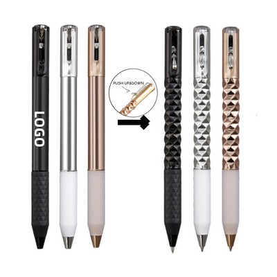 Rhombus Dynamic Geometric Transformable Stress-Relief Ballpoint Pen
