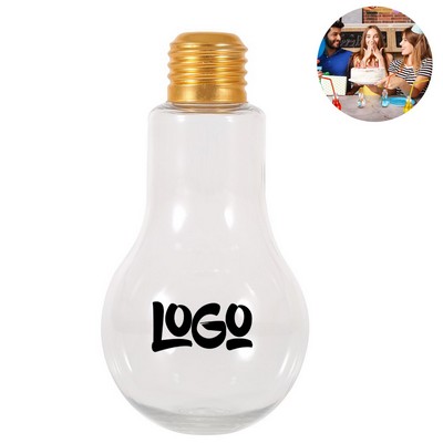 10oz PET Plastic Light Bulb Bottle