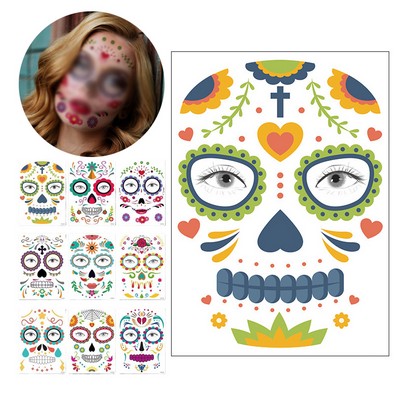 Halloween Temporary Face Tattoo