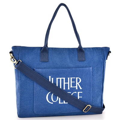 Cross Body Functional Tote ( 17"W X 13.77"H X 4.7"D )