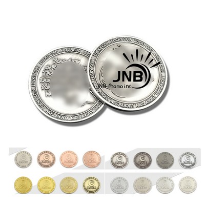 1 1/2" Custom Challenge Coin,Personalized Game Token in Metal