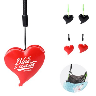 Heart-shaped Stroller Clip