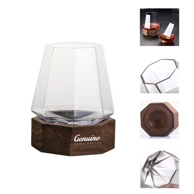 10oz Diamond Shap Liquor Glass