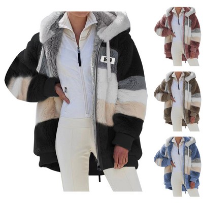 Womens Casual Fleece Warm Winter Coats