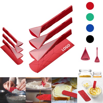 3-in-1 Flat Foldable Silicone Measuring Spoons Set
