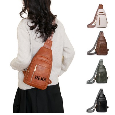 PU Leather Crossbody Bag
