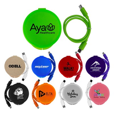 Colorful Round C to C Cable Set
