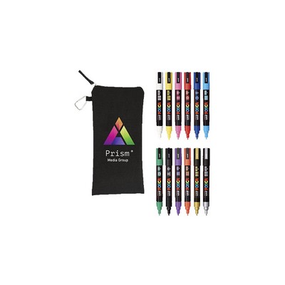 POSCA 12 Piece Basic Marker Set with Bag