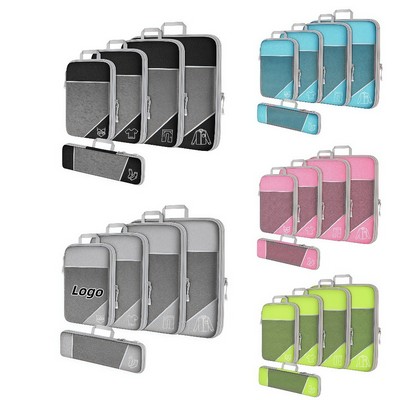 Travel Clothing Compression Packing Set Five Piece Large Capacity