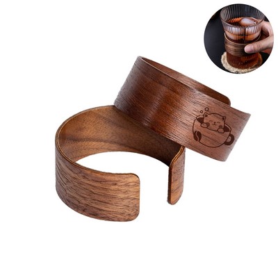 Wooden Cup Sleeve Bottle Holder