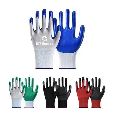 Nitrile Dipped Work Gloves