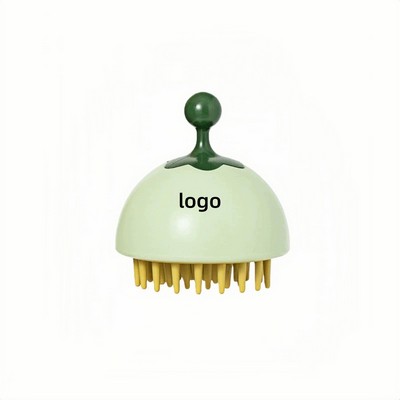 3-Color Ergonomic Scalp Massager Hair Wash Brush with Air Cushion Design