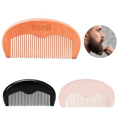 Mustache Wood Comb